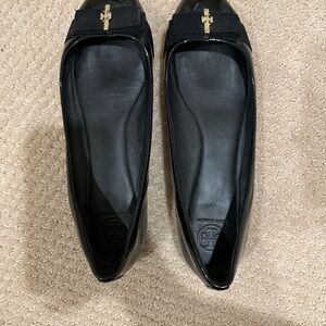 Tory Burch Black Flats